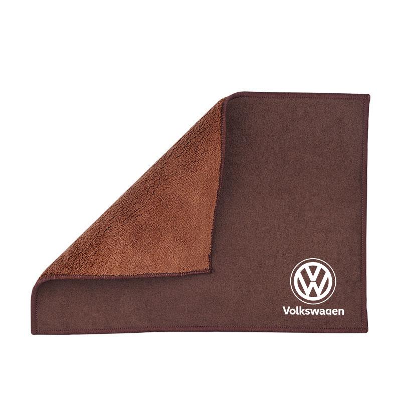 For Volkswagen NKSMicrofiber Towel Car Cleaning Care Accessories For Volkswagen VW Polo Golf T5 Caddy T4 Touran Golf GTI Passat Scirocco GTD GTE