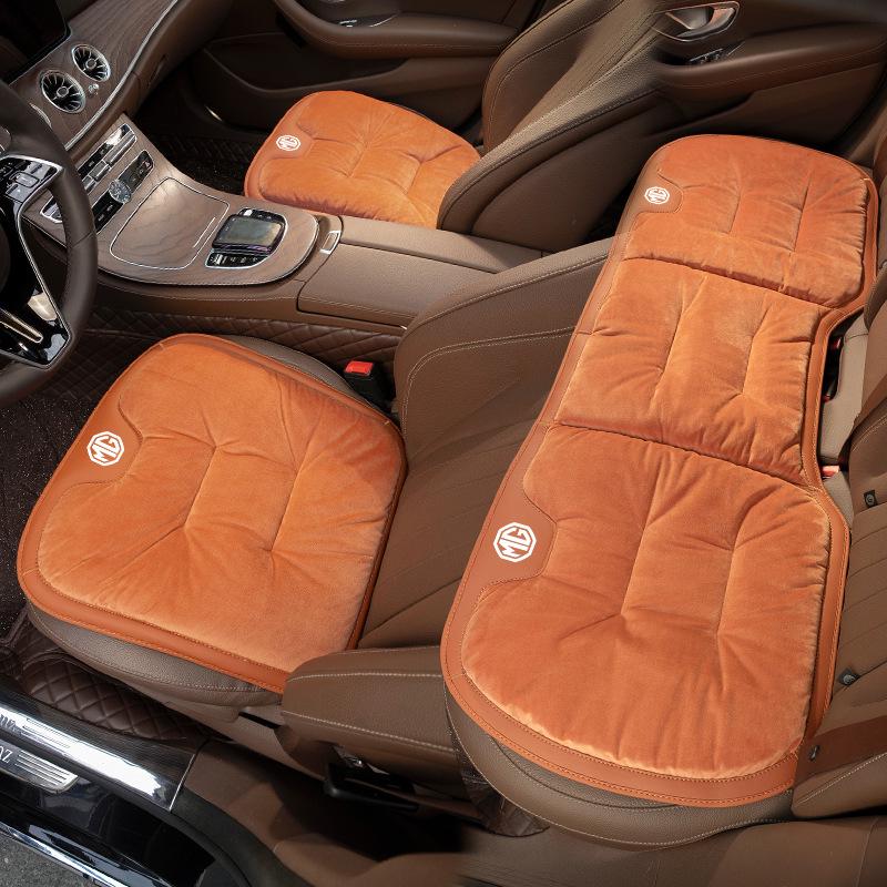 Warm Plush Flannel Seat Cushion for MG5, MG7, MG4, MG6, Scorpio – Winter-Ready Comfort
