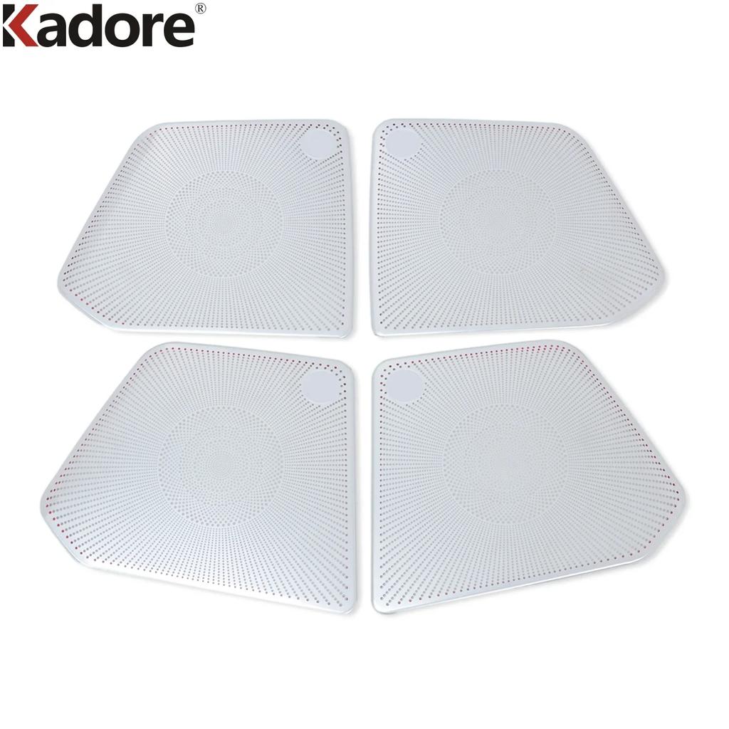 Car Inner Door Audio Speaker Cover Trim For Ford Kuga Escape -  2024 Stainless Steel Loudspeaker Frame Accessories