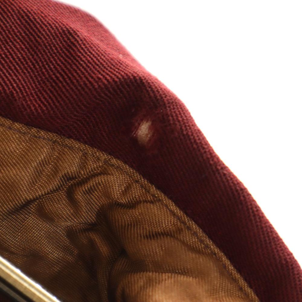 H BAR C 60s Wool Vintage Long Sleeve Shirt Wine-red Men's Used