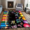 Washable Crayon Rug Large Crayon Pattern Christmas Decor Bedroom Kitchen Dining Room Office Farmhouse Stylish Home Decor Outdoor