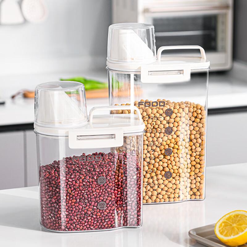 Airtight PET Food Storage Jars