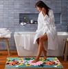 Microfibre 2000 GSM Bath Mat Super Absorbent Anti Skid Door Mats for Home/Bathroom/Bedroom/Kitchen/Floor Mat (Green)