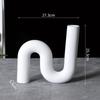 Creative Twisted Pipeline Abstract Artwork Statue Desk Decoration Ornaments Modern Crafts Ceramic Sculpture Room Aesthetic Decor