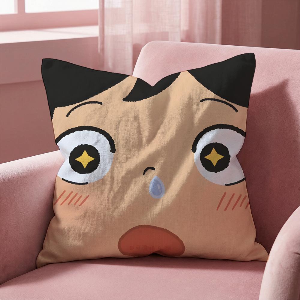Anime R-Ranking of K-KingsS Cushion Cover Multi-Scene Pillow Cover for Home & Car - Reversible, Soft & Durable for Daily Use