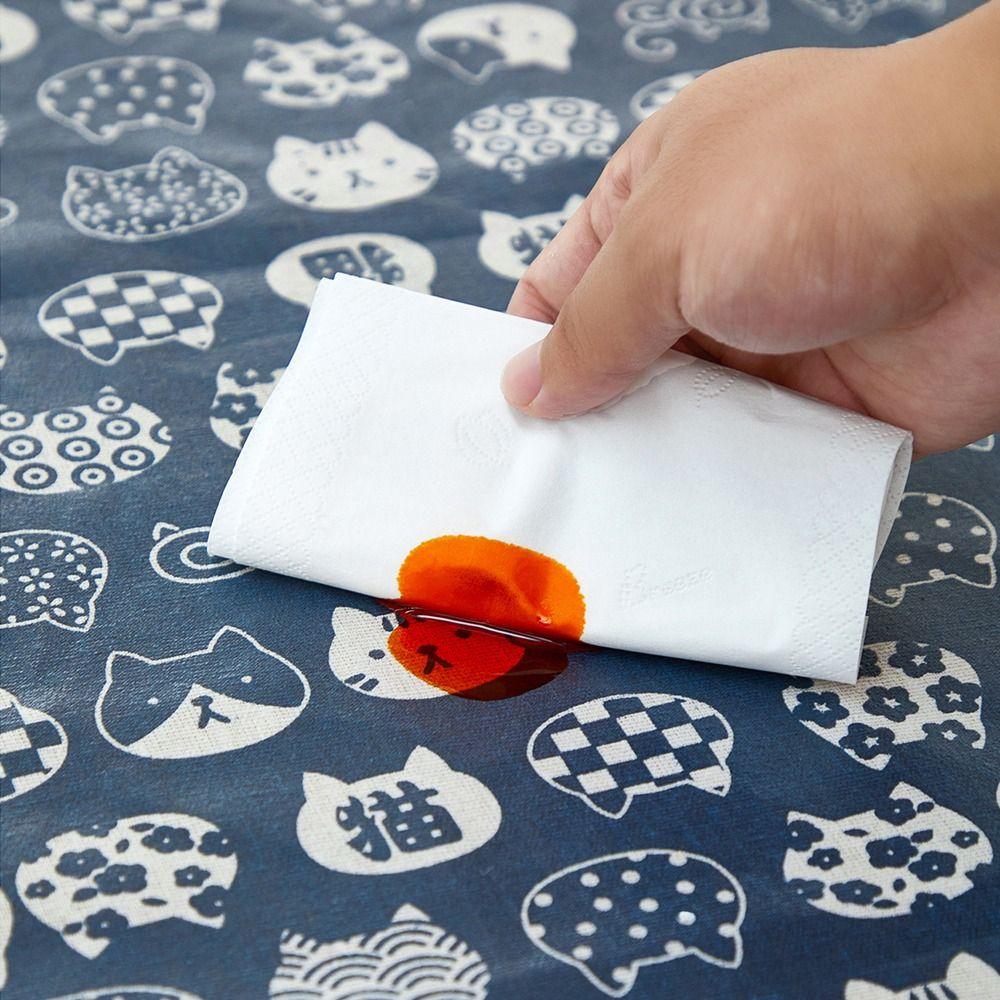 Reusable Waterproof Coated Tablecloth Rectangular Table Protection Coat  Tea Table