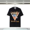 Casablanca CASA Print T-Shirt Teen Boys Loose Fit Short Sleeve Top