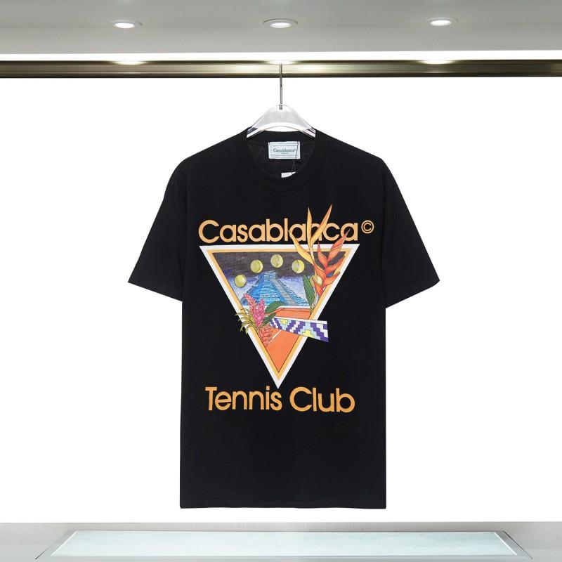 Casablanca CASA Print T-Shirt Teen Boys Loose Fit Short Sleeve Top