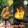 1pcs Outdoor Solar LED Light Squirrel Lamp Waterproof Yard Landscape Squirrel Shape Decorative Light for Garden Yard