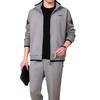 Men's Middle-Aged & Elderly Sportswear Set - Spring/Autumn Casual Two-Piece
