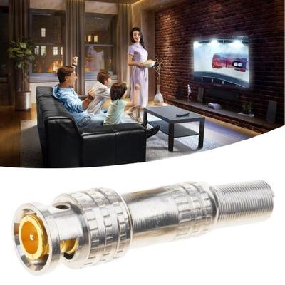 75-5 Solderless BNC Compression Connector Screw On Coaxial Terminal BNC Male Connector Easy Installation 5Pcs/10Pcs