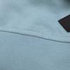 HERMES 21AW Light Blue Cotton Herringbone Piping Fleece-Lined Crew Neck Sweatshirt Pullover tops L blueUsed