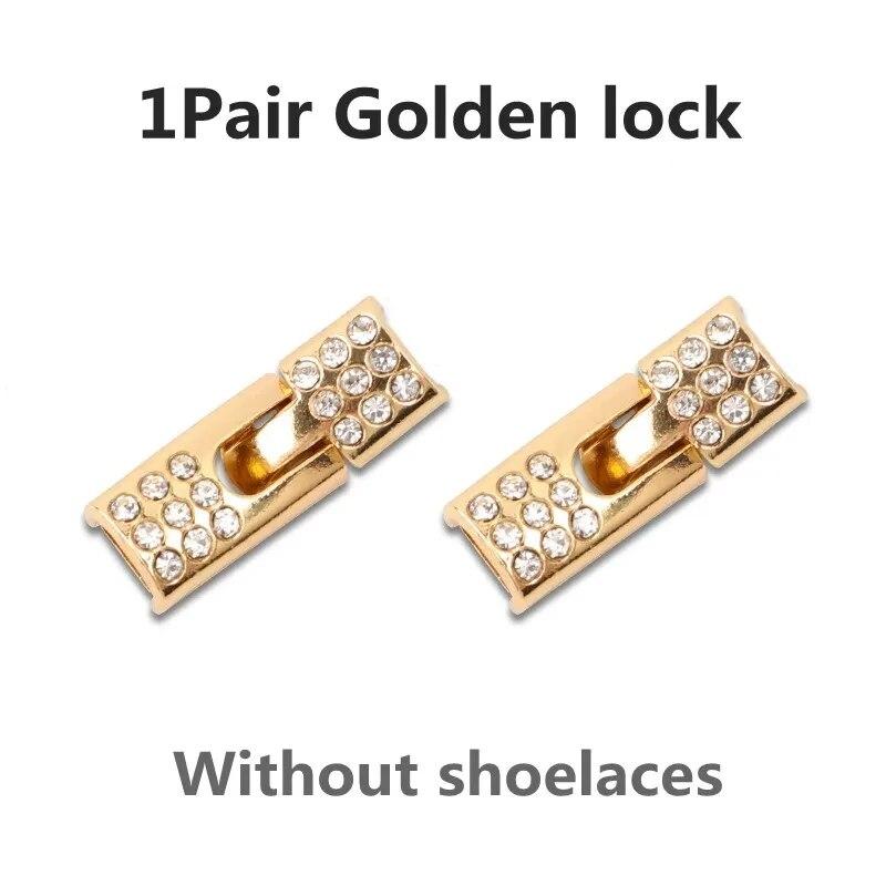 Elastic Laces Sneakers Diamond Cross Locks Shoelaces Without Ties Kids Adult 8MM Width No Tie Shoe Laces Rubber Bands Shoelace