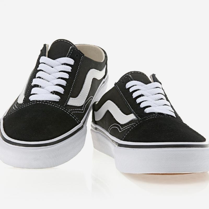 Vans Old School Mules   Black True White Vn0a3mus6bt Black True White