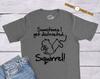 Squirrel Distracted Funny Men's T-Shirt, ADHD Gift