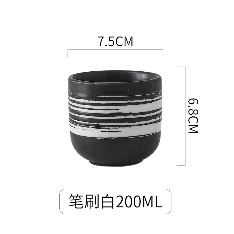 

1Pc Ceramic Tea Cup, Creative Simplicity, Japanese Sushi Cooking Cup 101-200ml