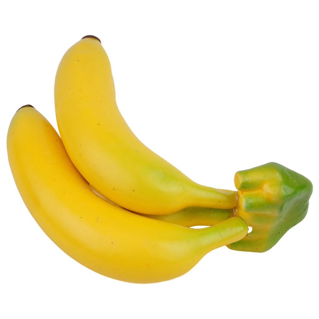 Yellow Artificial Banana Fake Fruit Foam Plastic Model