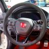 Car Logo Badge Front Grille Trunk Steering Wheel Decoration Accessories For Honda Fit GK5 HRV Vezel Accord Civic Cars Emblem aju256