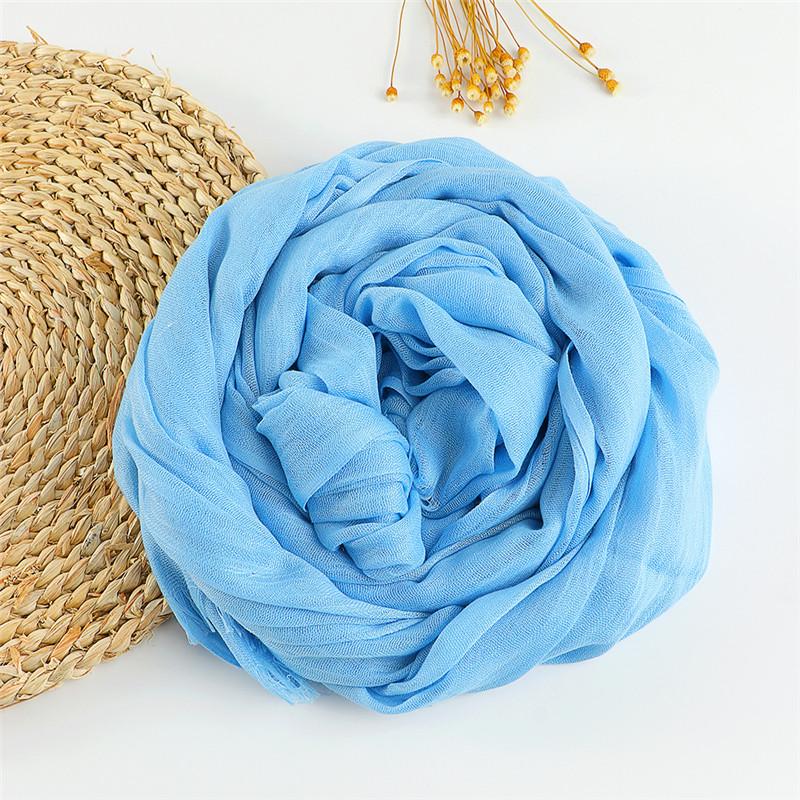 37 Color Plain Big Size Fringe Cotton Viscose Scarf Lady Warme Soft Shawls And Wraps Pashmina Stole Female Kerchief Muslim Hijab