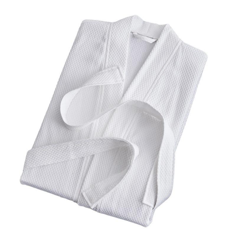 All-Season Waffle Cotton Bathrobe for Hotels, B&Bs, Hot Springs, and Spas