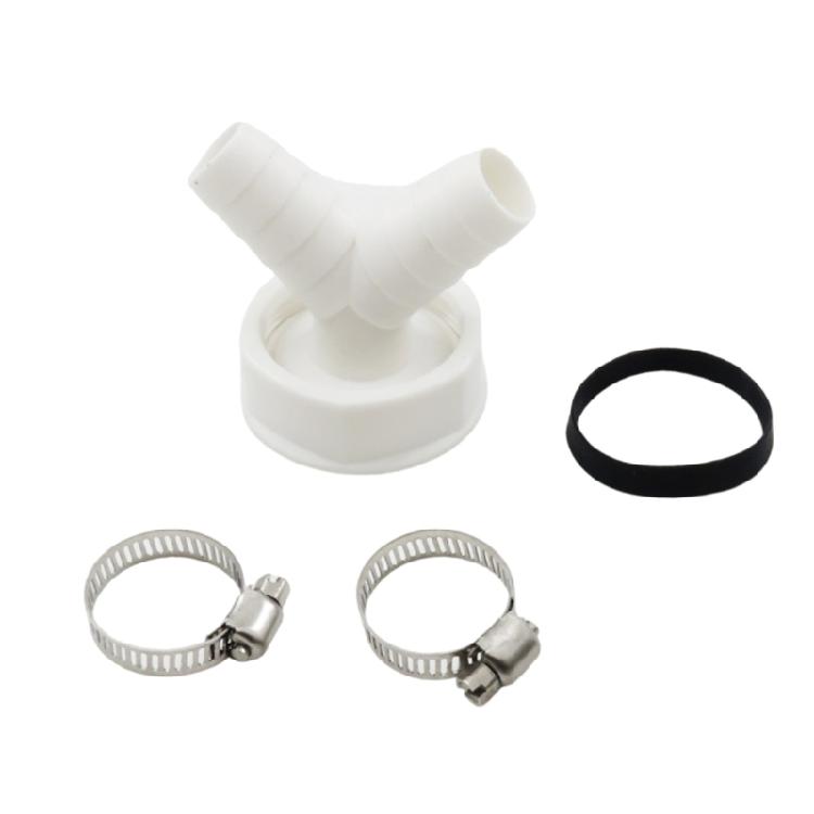 

Y Shaped Forked Down Pipe Hose Connector Double Connection Dishwasher Drain Adapter Wash Machine Accessories Enduring