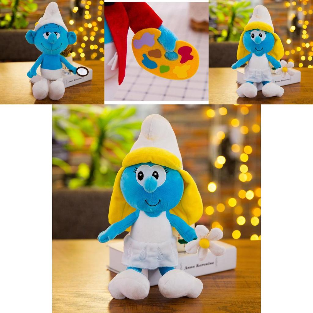 Smurfs Plush Toy Doll Pillow Soft And Cuddly Birthday Gift For Kids