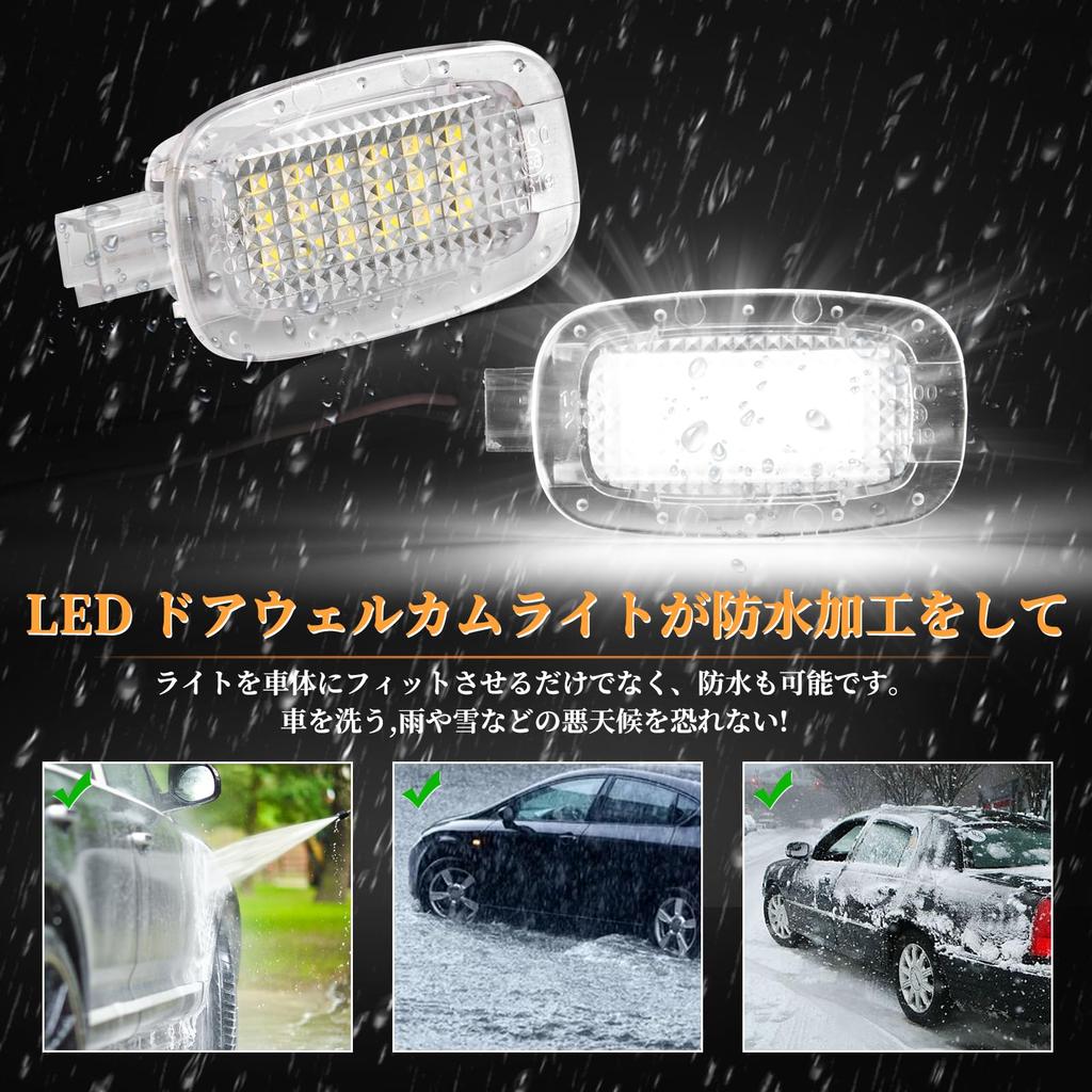 POPMOTORZ LED Curtain Lamp for Mercedes Benz W169 W245 Interior Light W204 Door Welcome