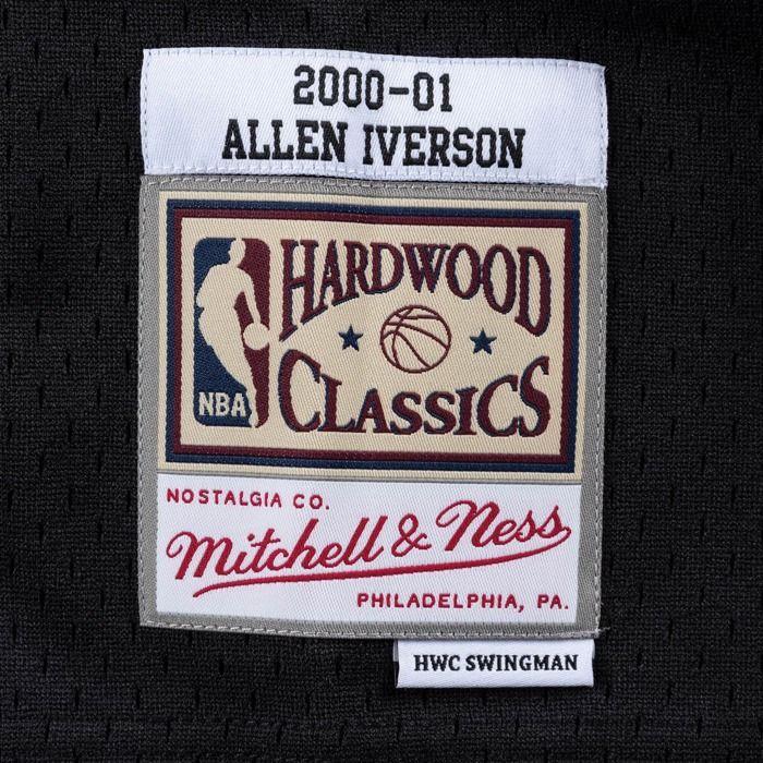 Maillot NBA - Mitchell &amp; Ness - Allen Iverson - Philadelphie Sixers - Noir - Taille M/L