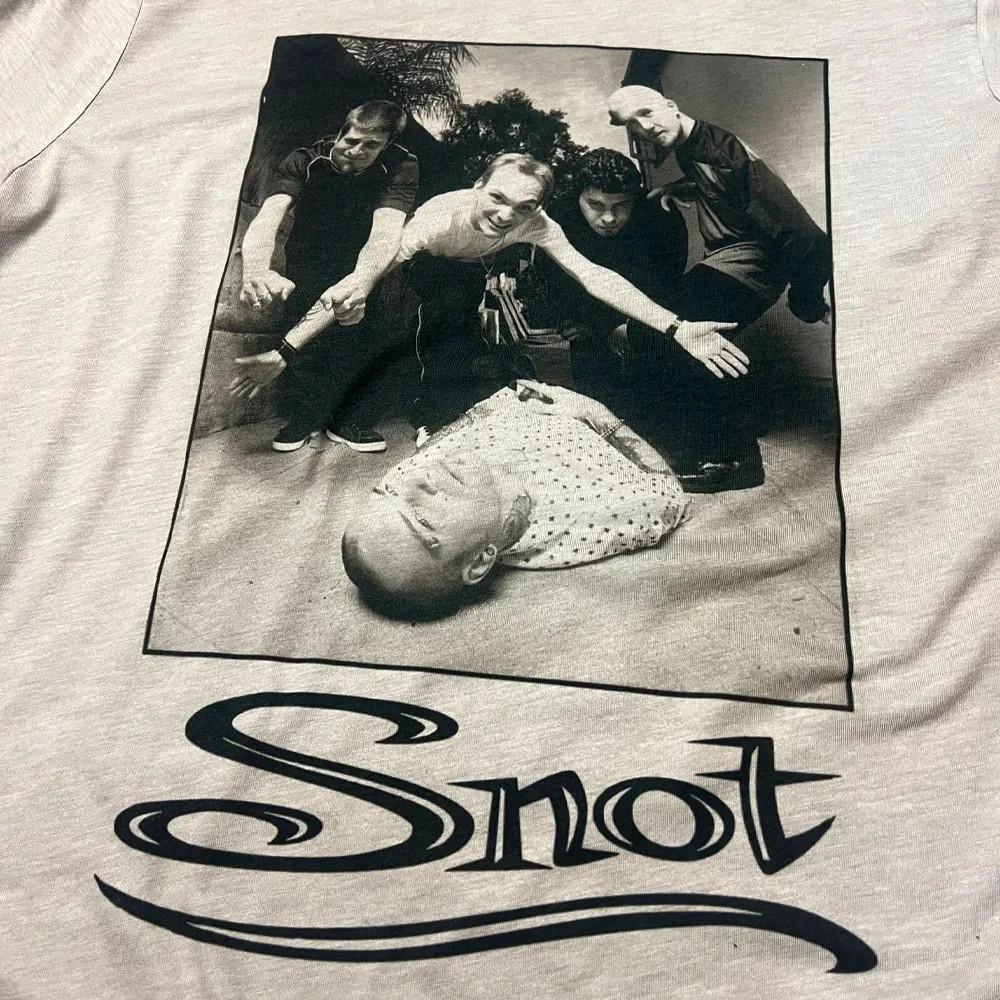 Snot 97 Band  White Cotton T shirt  Unisex T-Shirt S