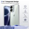 Custodia per Oneplus Nord 2T CPH2399 Bumper in Silicone Antiurto Cuscino d'Aria Cover Posteriore Trasparente Opaca Custodia Rigida per Telefono per One Plus Nord2T