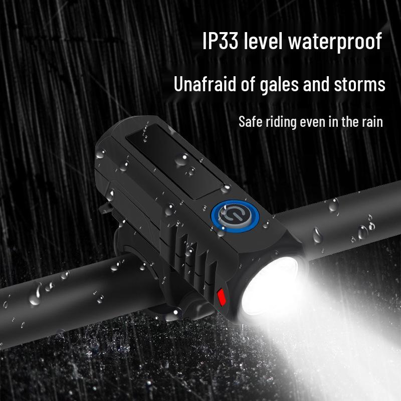 USB Rechargeable Front Bike Light with Long Battery Life for Night Riding