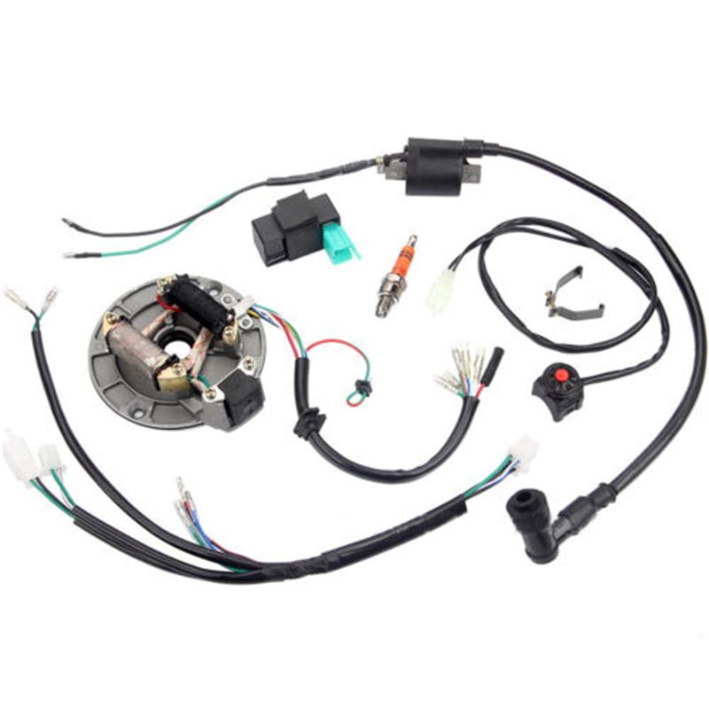 Wiring Harness Ignition Coil Magneto Stator For For 50cc 70cc 110cc 125cc 4 Stroke Dirt Bikes
