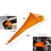 3Pcs Car Long Stem Funnel Anti-leakage Anti-splash Long Mouth Car Refueling Funnel Plastic Gasoline Oil Fuel Filling Tools