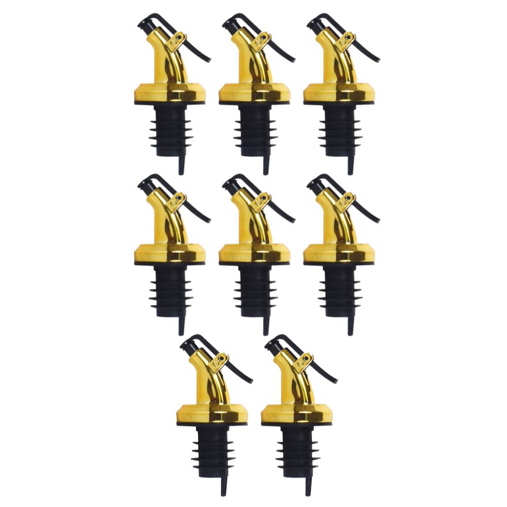 10-1pc Press Type Oil Bottle Stopper Leak-proof Seasoning Bottle Stopper Ergonomic Multifunctional Suitable for Most Bottles