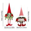 Christmas Wall Hanging Home Decoration Wreath Christmas Ornaments Santa Claus Theme Exquisite Christmas Decoration Gift 50x30x3cm