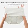 Female Spring Jacquard Cotton 10A Antibacterial Extension Crotch Breathable No Trace Briefs