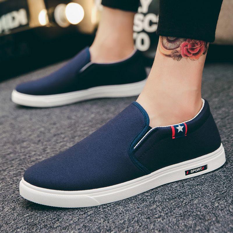 

Кроссовки в корейском стиле Дышащие для работы Круглый носок Мужская обувь Классические Оригинальные Дешевые Ликвидационные Сделки Мужская Повседневная Обувь 44