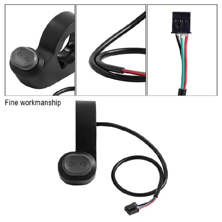 Scooters Handlebars Turn Signals Switches Durability Quickly Install Turn Light for Rainproofed Outdoor Cycling
