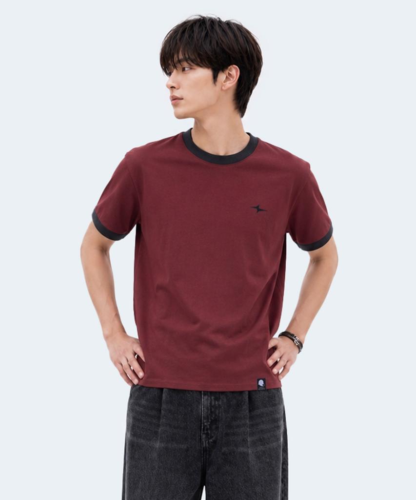 GHOST REPUBLIC Crop Ringer Short Sleeve T-Shirt 4 Colors Gt-394