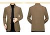 2024 Spring Men's Business Casual Stand Collar Jacket - Mid-Age Suit for Spring & Autumn