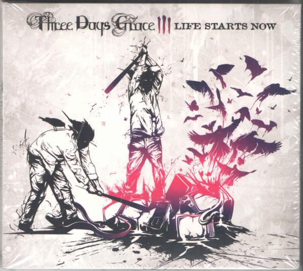 

CD THREE DAYS GRACE - Life Starts Now 88697462562 Jive US Rock Used
