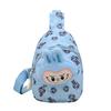 Labubu Bubble Doll Plush Cartoon Diagonal Back Matt Rabbit Bag Girls Messenger Bag Children's Chest KTY
