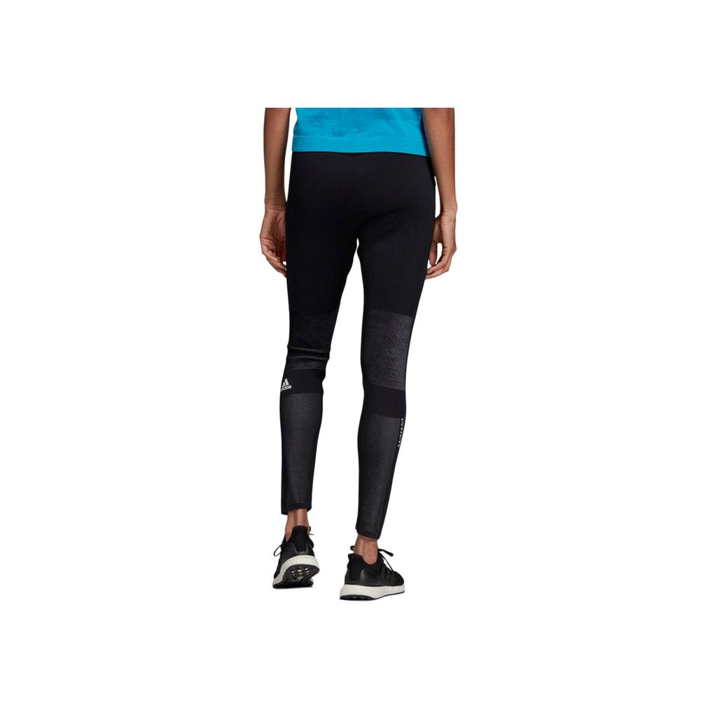 Adidas Solid Color Tight Casual Pants Women Bottoms Black DP3891