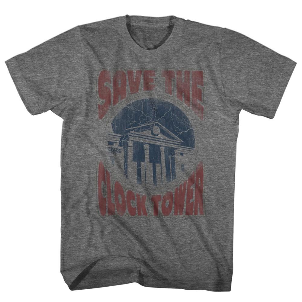 Back To The Future Movie Save The Clock Tower Hill Valley CA Men s T Shirt  Unisex T-Shirt XXXXL