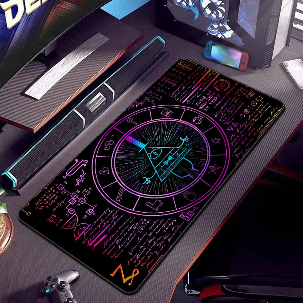 XXL Padding Desk Protector Long Mousepad Bill Cipher Anime Mouse Pad Gravity Fall Mouse Pads Company Table Pads Carpet Desk Mat
