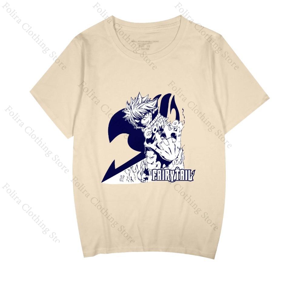 

Anime Fairy Tail Series Print Tshirt Cotton Summer Tops Short Sleeve Tee Unisex Tshirt Women Tshirt Clothes Streetwear Tshirts 4XL