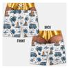 Tropical Plant Print Funny Beach Party Swim Trunks Men Leopard Print Design Viral Fun Fake Skin Summer Novel Fashion Beach Short