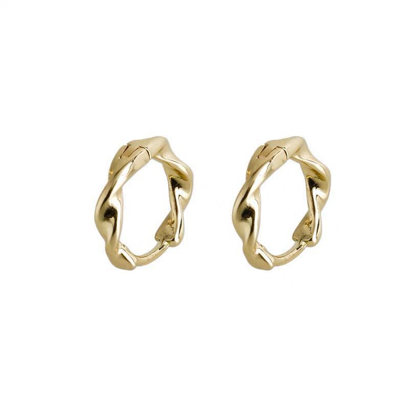 

Женские серьги-мебиусы Dongdaemun с геометрическим узором, способствующие сну Pair золотой