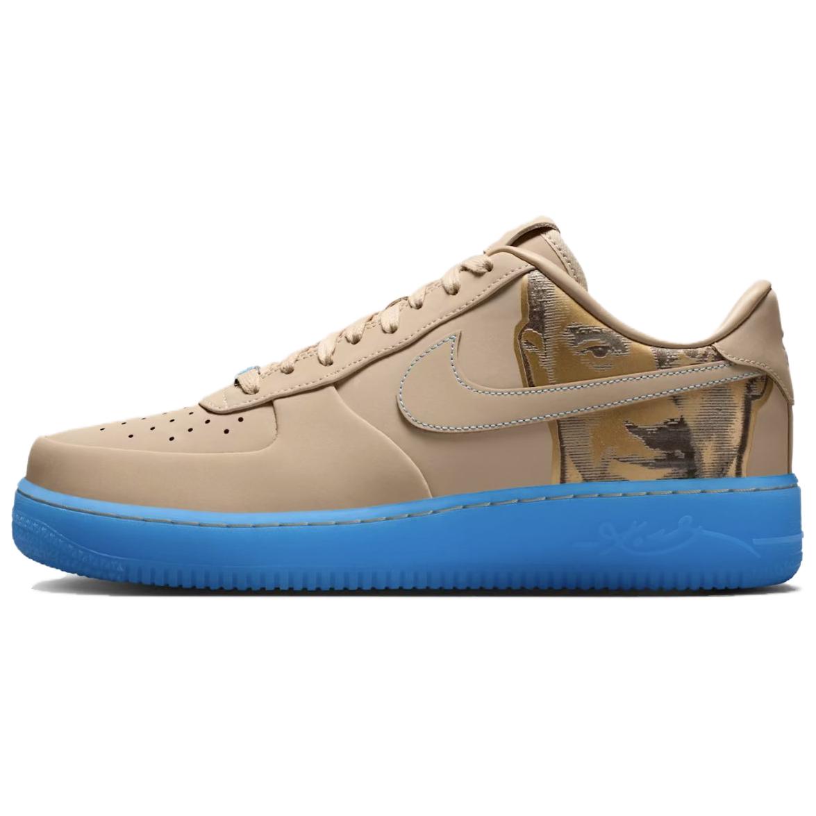 

Nike Air Force 1 Low top Skateboard Shoes Unisex Brown Blue IH1018-200 38