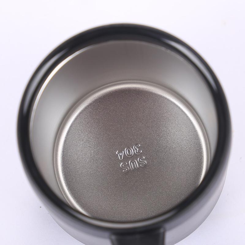 2025 New Product Office Coffee Cup Stainless Steel Double-Layer Vacuum Spray Paint Mug With Handle Heat Preservation Coffee Cup